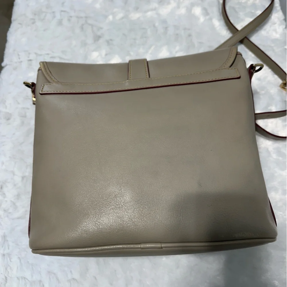 Dooney and Bourke Florentine Large Dottie Crossbody Taupe READ - Picture 7 of 16